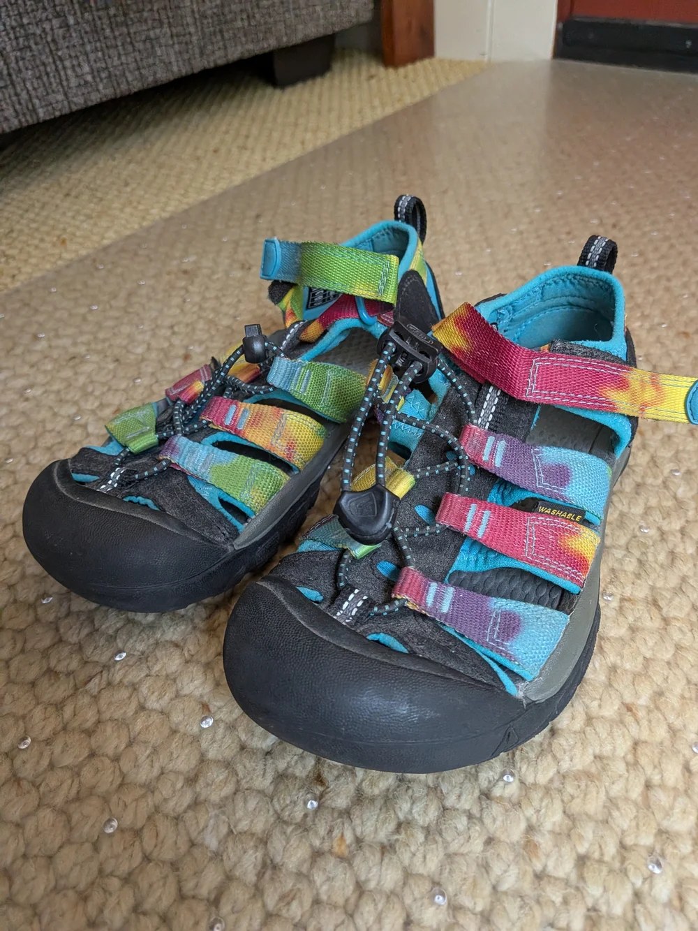 KEEN Newport H2 Kids Size 2 Multicolor Washable Sandals